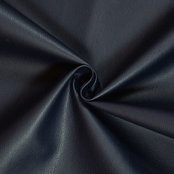 Эко кожа (Искусственная кожа) (Ширина 138см), цвет Темно-Синий (на отрез) в Бронницах