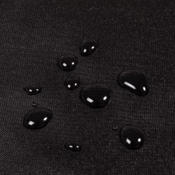 Ткань Oxford 240D PU 3000 (Ширина 1,48м), цвет Черный (на отрез) в Бронницах