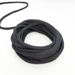 Шнур для одежды d-4.5мм, цвет Серый (на отрез)  в Бронницах