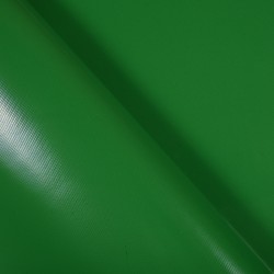Ткань ПВХ 450 гр/м2 (Ширина 1,6м), цвет Зелёный (на отрез) в Бронницах