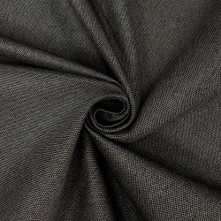 Ткань Рогожка (мебельная) (Ширина 140см), цвет Тёмно-Серый (на отрез) в Бронницах
