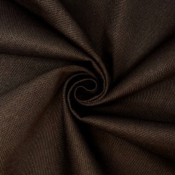 Ткань Рогожка (мебельная) (Ширина 140см), цвет Тёмно-Коричневый (на отрез) в Бронницах