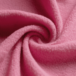 Флис Односторонний 130 гр/м2, цвет Розовый (на отрез)  в Бронницах