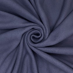 Ткань Флис Односторонний 130 гр/м2 (Ширина 150см), цвет Темно-серый (на отрез) в Бронницах