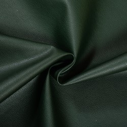 Эко кожа (Искусственная кожа) (Ширина 138см, цвет Темно-Зеленый (на отрез) в Бронницах