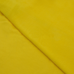 Флис Односторонний 180 гр/м2, Желтый (на отрез)  в Бронницах