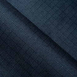 Ткань Oxford 600D PU РИП-СТОП (Ширина 1,48м), цвет Темно-Синий (на отрез) в Бронницах
