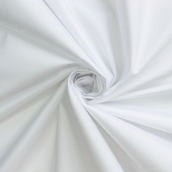 Ткань Дюспо 240Т  WR PU Milky (Ширина 150см), цвет Белый (на отрез) в Бронницах