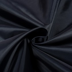 Ткань подкладочная Таффета 190Т (Ширина 150см), цвет Темно-Синий (на отрез) в Бронницах
