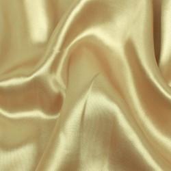 Ткань Атлас-сатин ЛЮКС (Ширина 150см), цвет Золотой (на отрез) в Бронницах