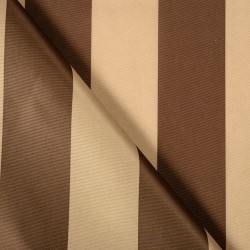 Ткань Oxford 300D PU (Ширина 1,48м), Бежево-Коричневая полоса (на отрез) в Бронницах