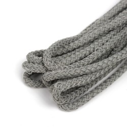 Шнур с сердечником, цвет Серый (плетено-вязанный, плотный) в Бронницах