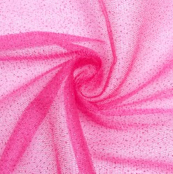 Фатин (мягкий) (Ширина 1,5м),  Розовый Металлик (на отрез) в Бронницах